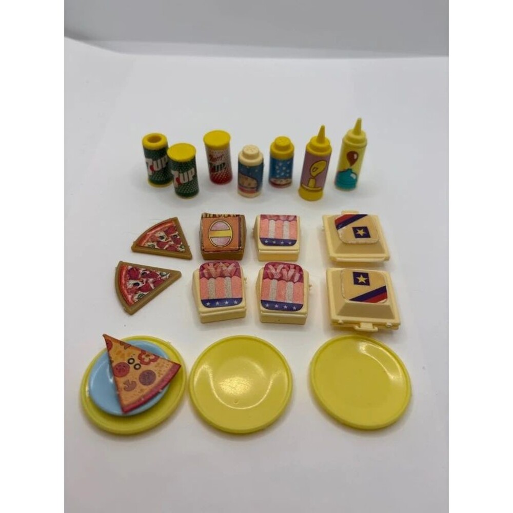 Vintage 1980s Barbie California dream hot dog cart food pop more